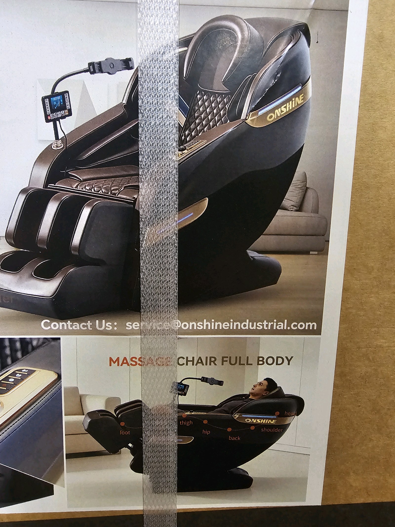 Unused 2026 Onshine Massage Chair OSMC-BKBN