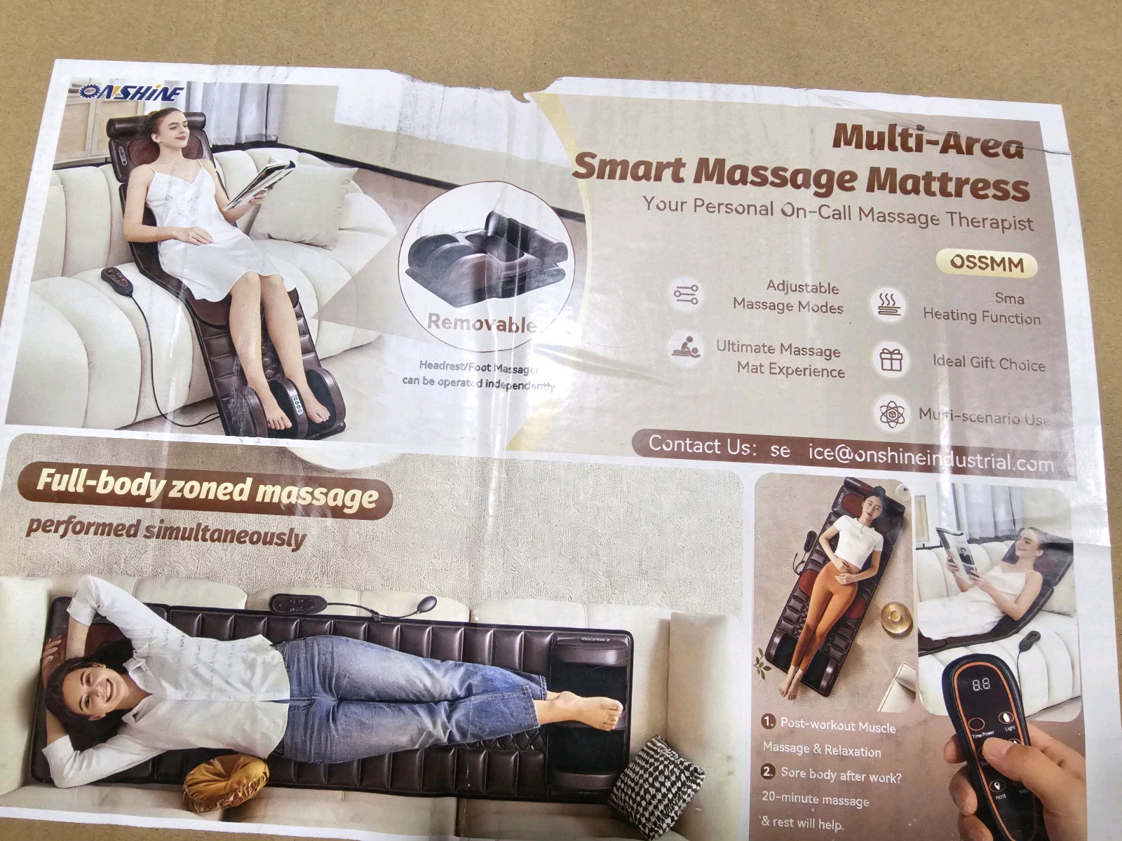 Unused 2026 Onshine Smart Massage Mattress OSSMM