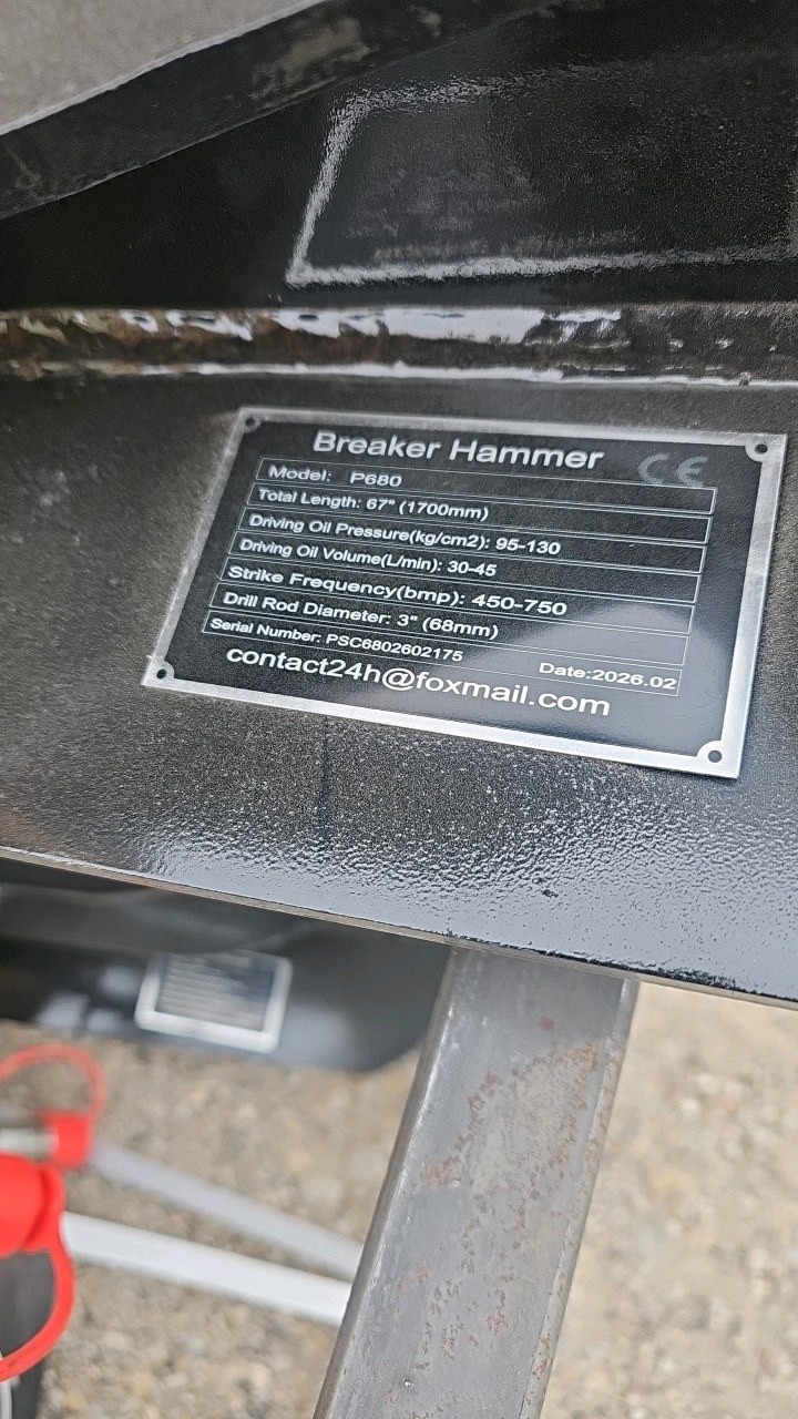 Unused 2026 FUTURE Skid Steer Breaker FT-P680
