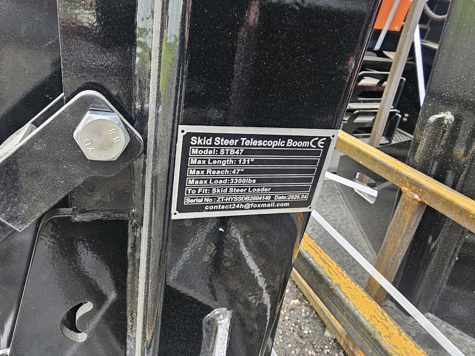 Unused 2026 FUTURE Skid Steer Telescopic Boom FT-STB47