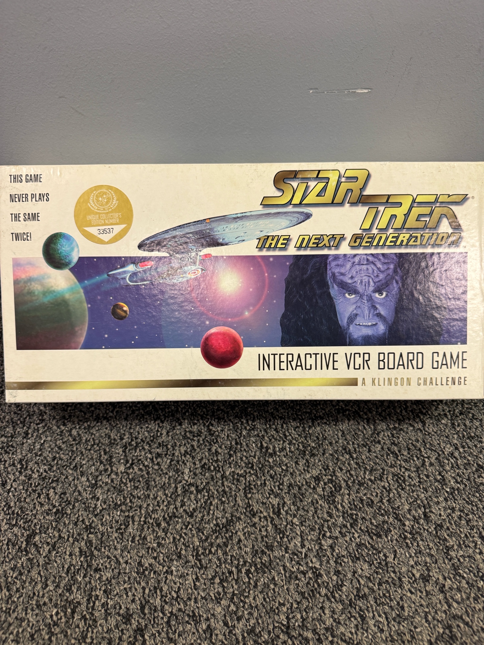 Star Trek The Next Generation VCR Board Game