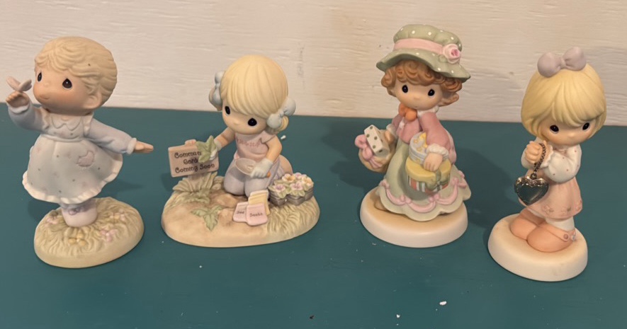 Lot of Four Precious Moments Figurines