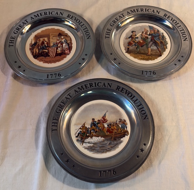 Vintage Great American Revolution Plates