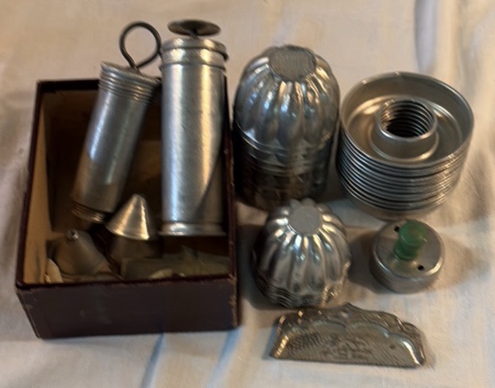 Vintage Cake Decorator, Cookie Press, Molds and more