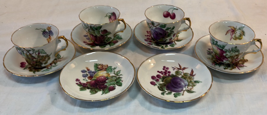 Regency Bone China Cups and Saucers