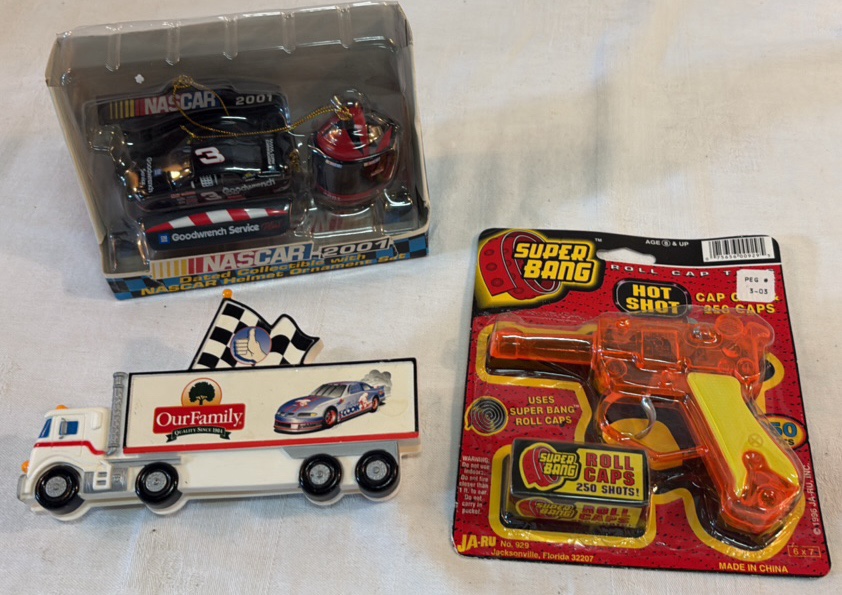 NASCAR and a Toy Cap Gun