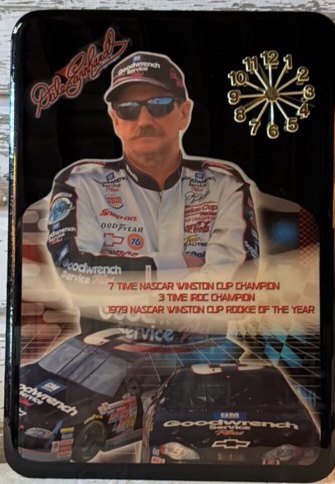 Dale Earnhardt Clock with Stats