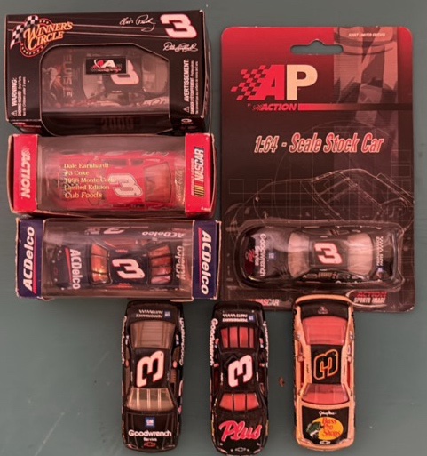 Seven 164 Scale Dale Earnhardt #3 Cars
