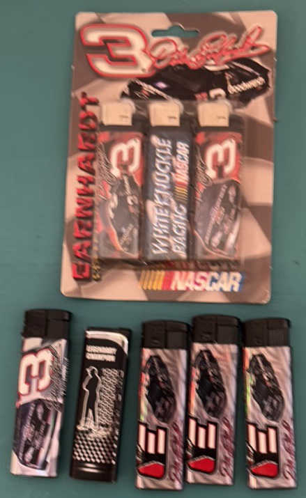 Collection of Dale Earnhardt Lighters