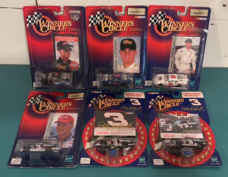 Six Winners Circle 164 Scale Cars of Dale Jr and Sr