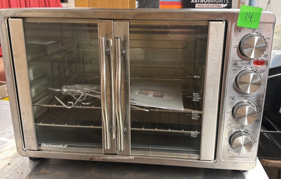 elite gourmet convection oven