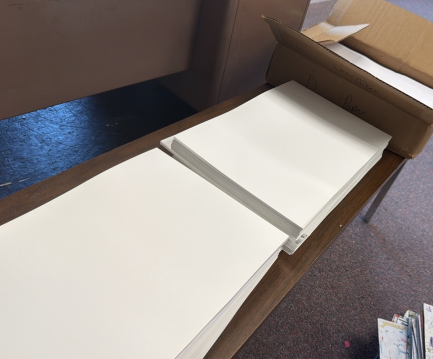 Blick art materials, drawing paper edge, crush test