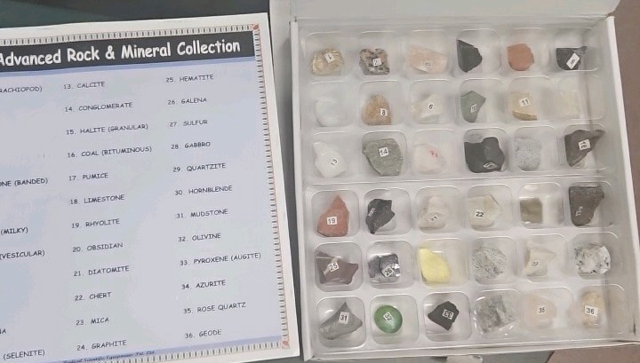 mineral collection assorted minerals and rocks