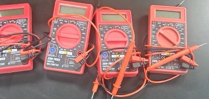 box of multimeters