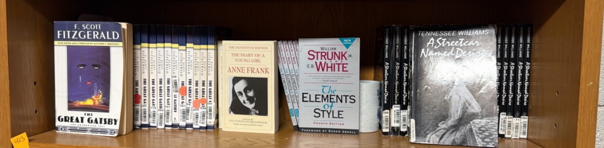 shelf of books