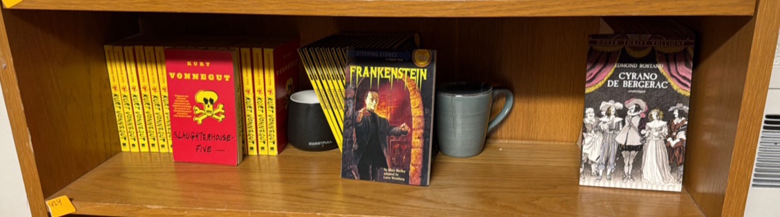 shelf of books