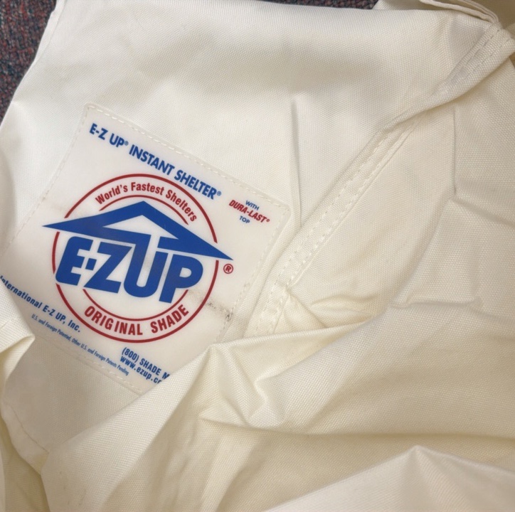 EZ Up canopy - white