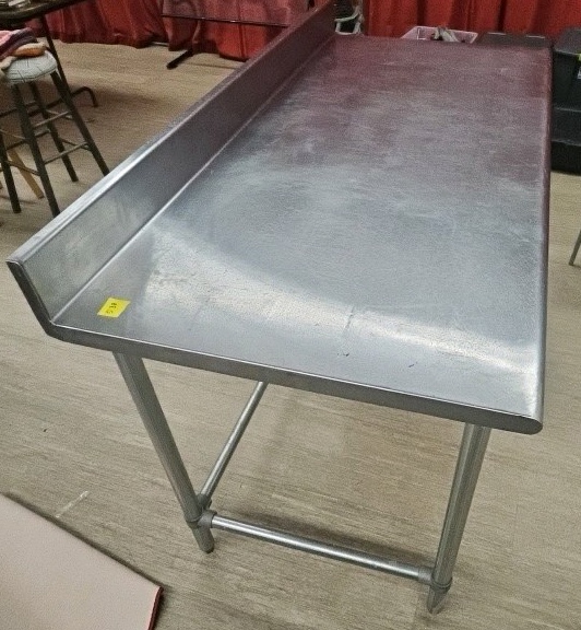 stainless steel prep table