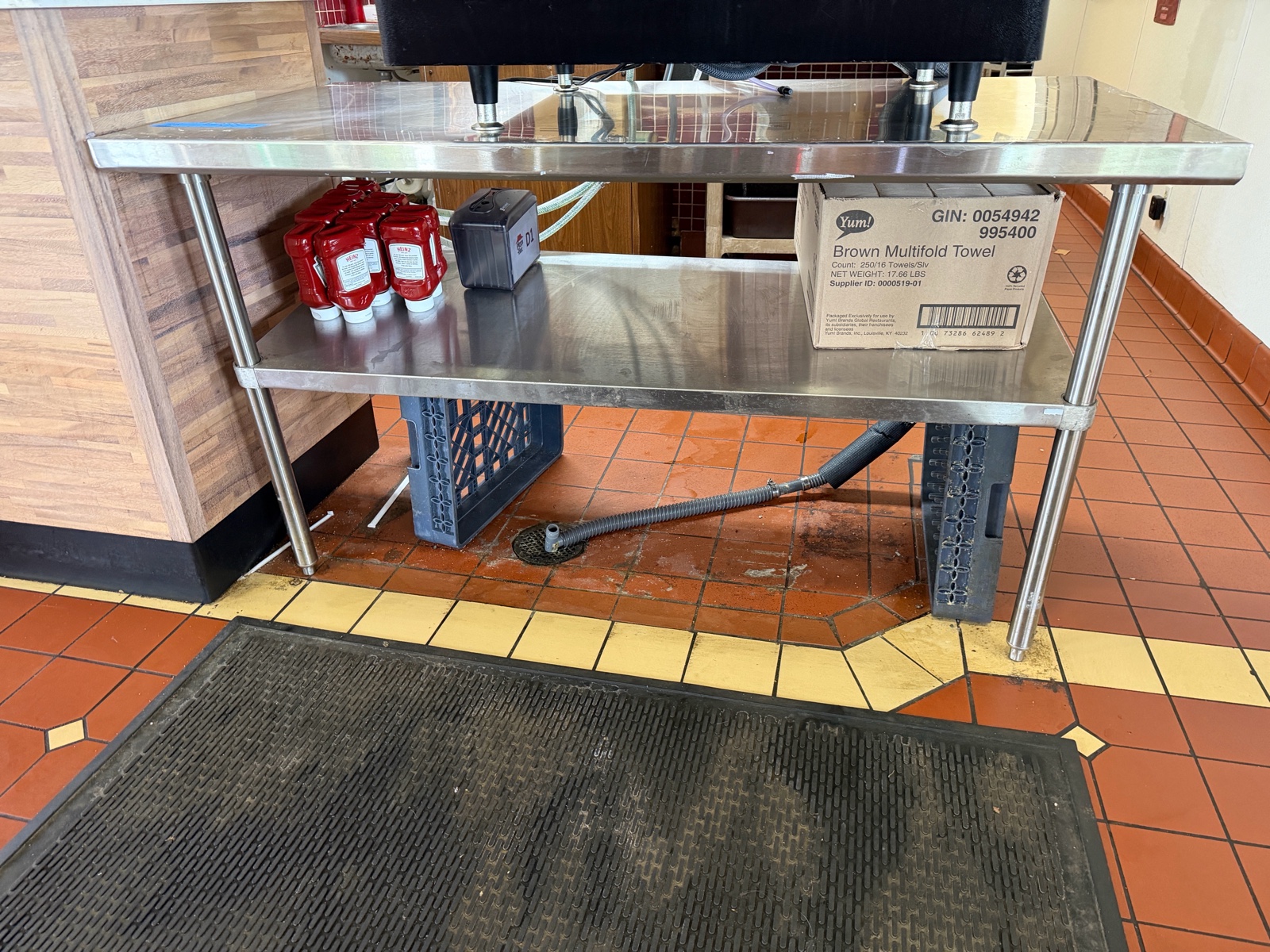 Regency Stainless Steel Prep table