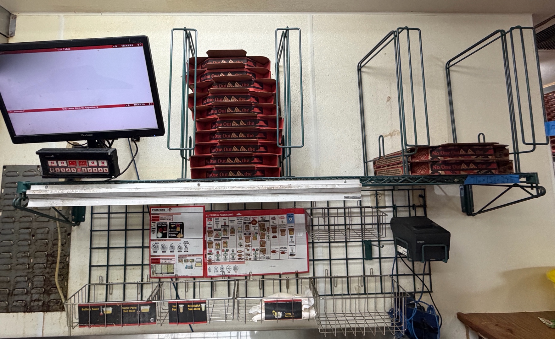 Metro NSF Rack with Infra ticket rack