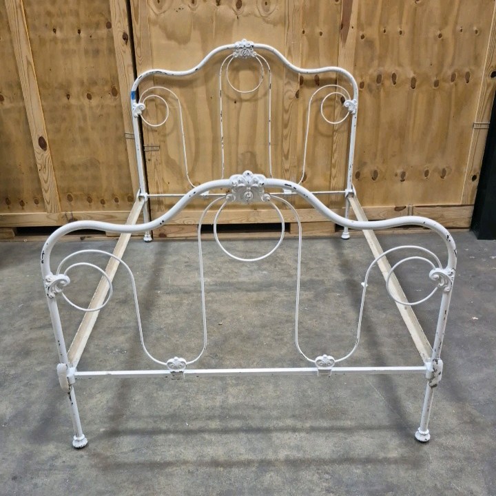 vintage metal bed frame