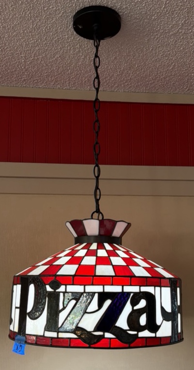 Pizza Hut hanging light fixture