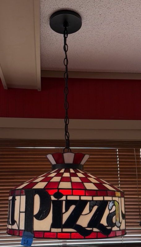 Pizza Hut hanging light fixture
