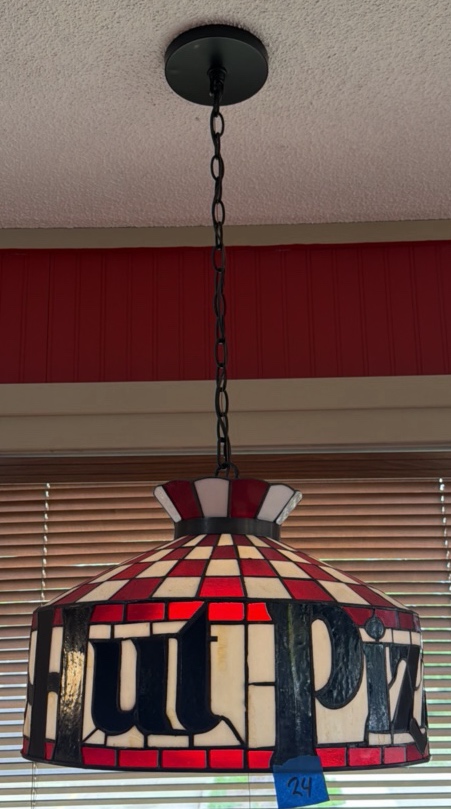 Pizza Hut hanging light fixture