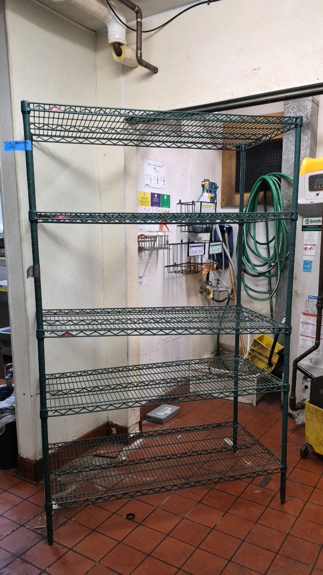 Metro 5-tier NSF wire rack