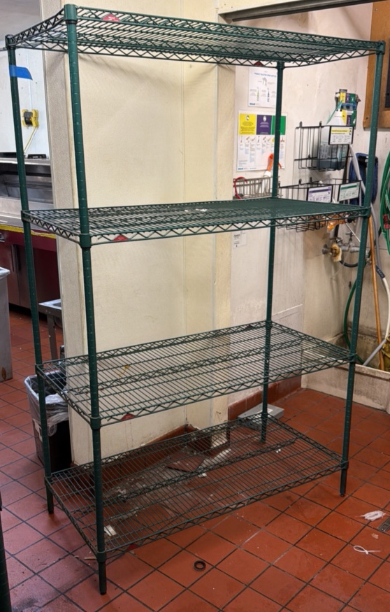 Metro 4-tier NSF wire rack