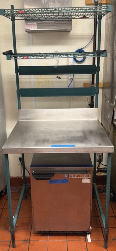 Metro NSF prep work station