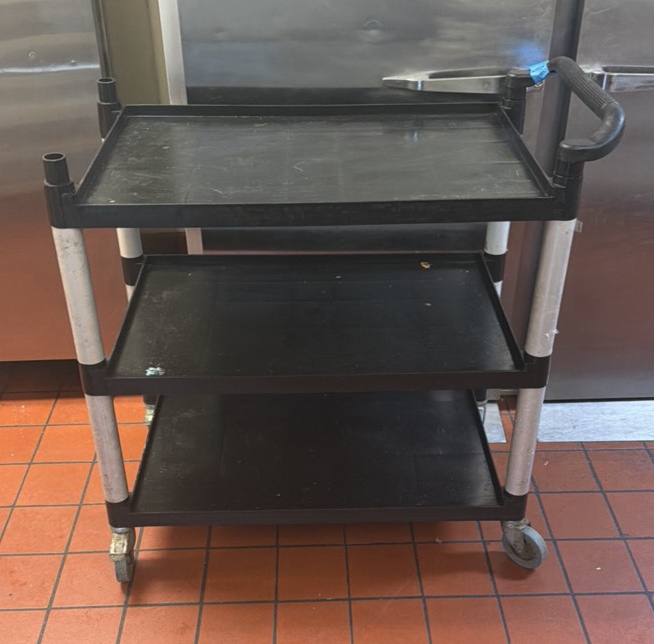 3-tier rolling utility cart