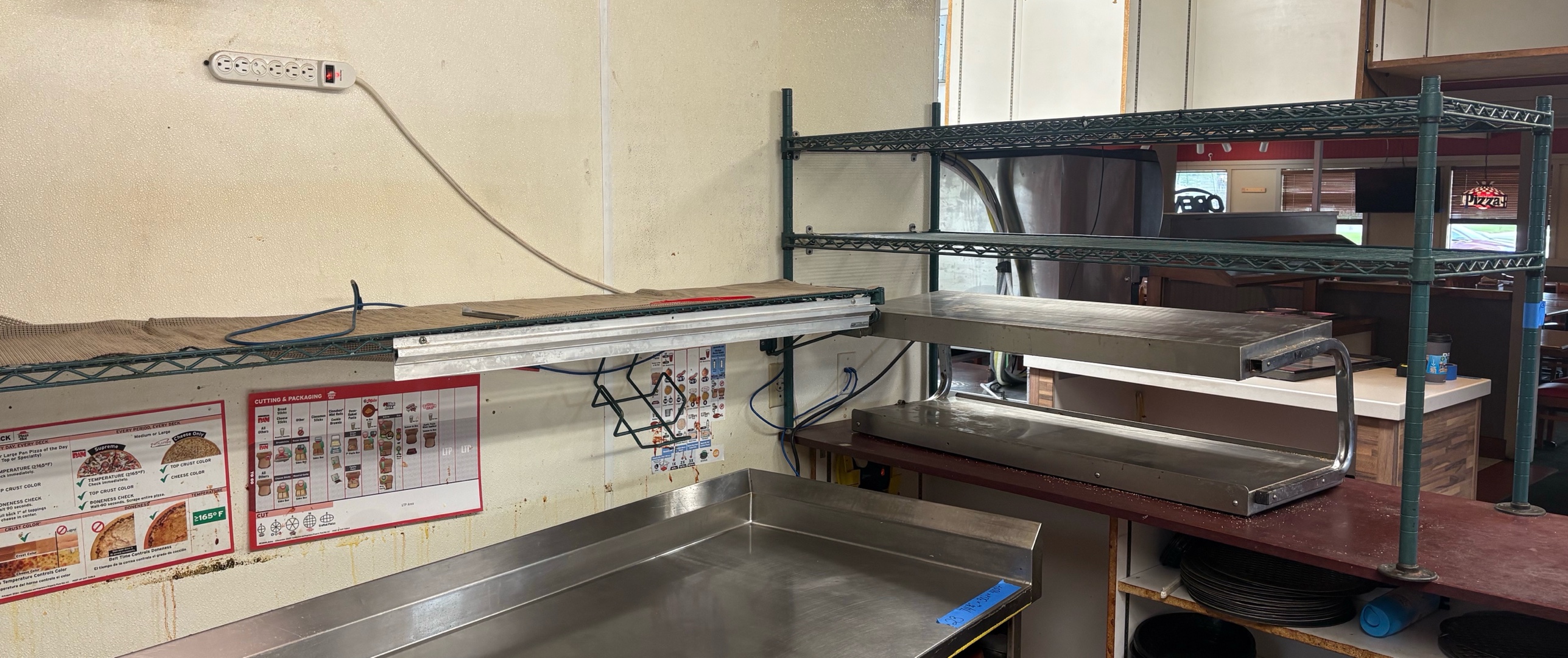 Metro NSF Wire Racks and Infra Warm Strip