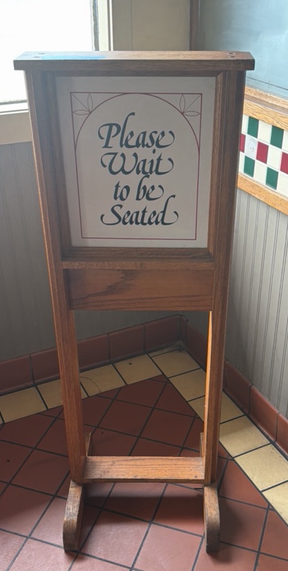 4ft double sided sign