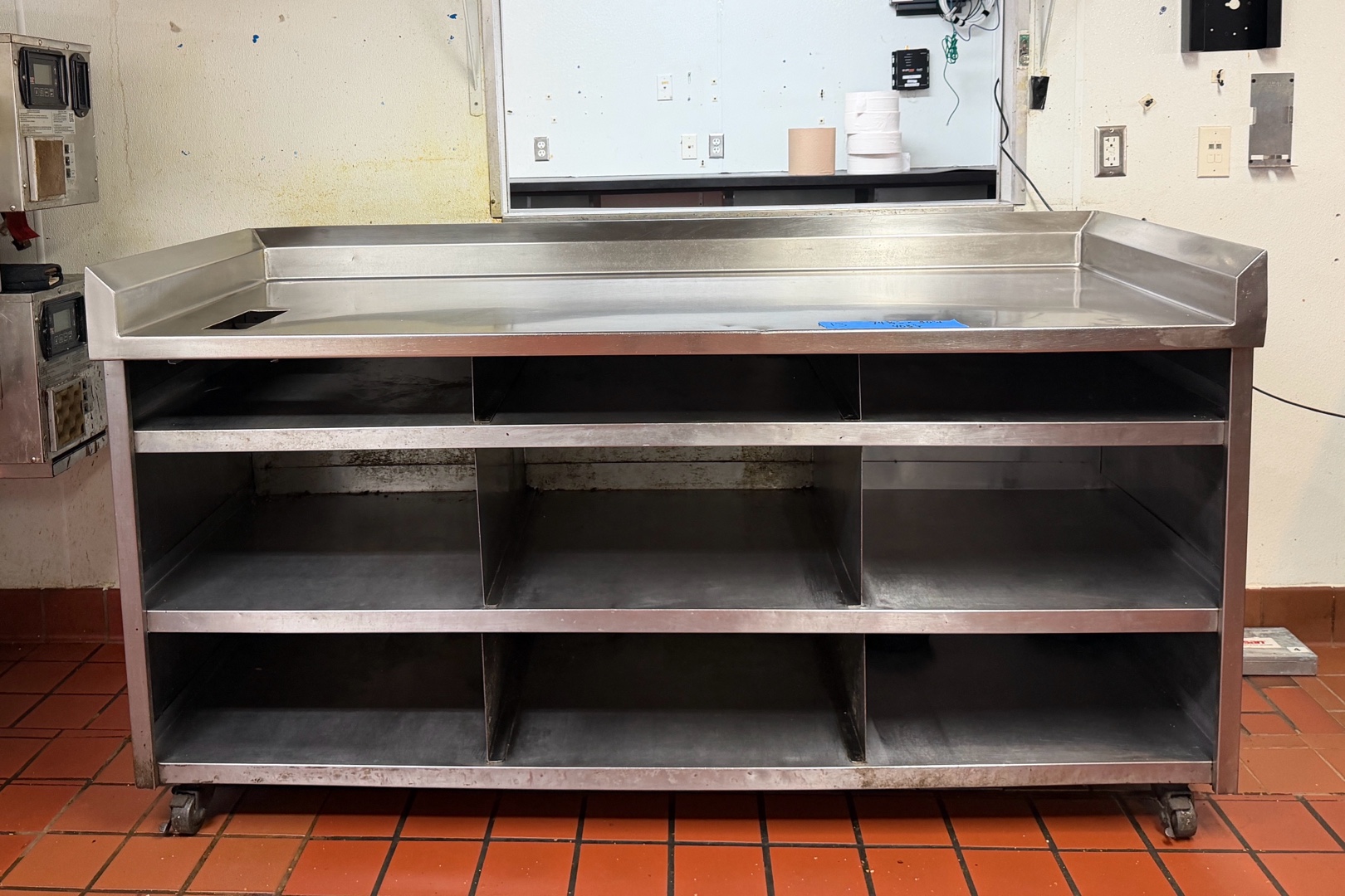 Stainless Steel Rolling Prep station
