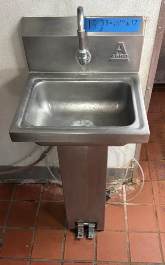 AERO Commercial Foot-Activated Hand Sink
