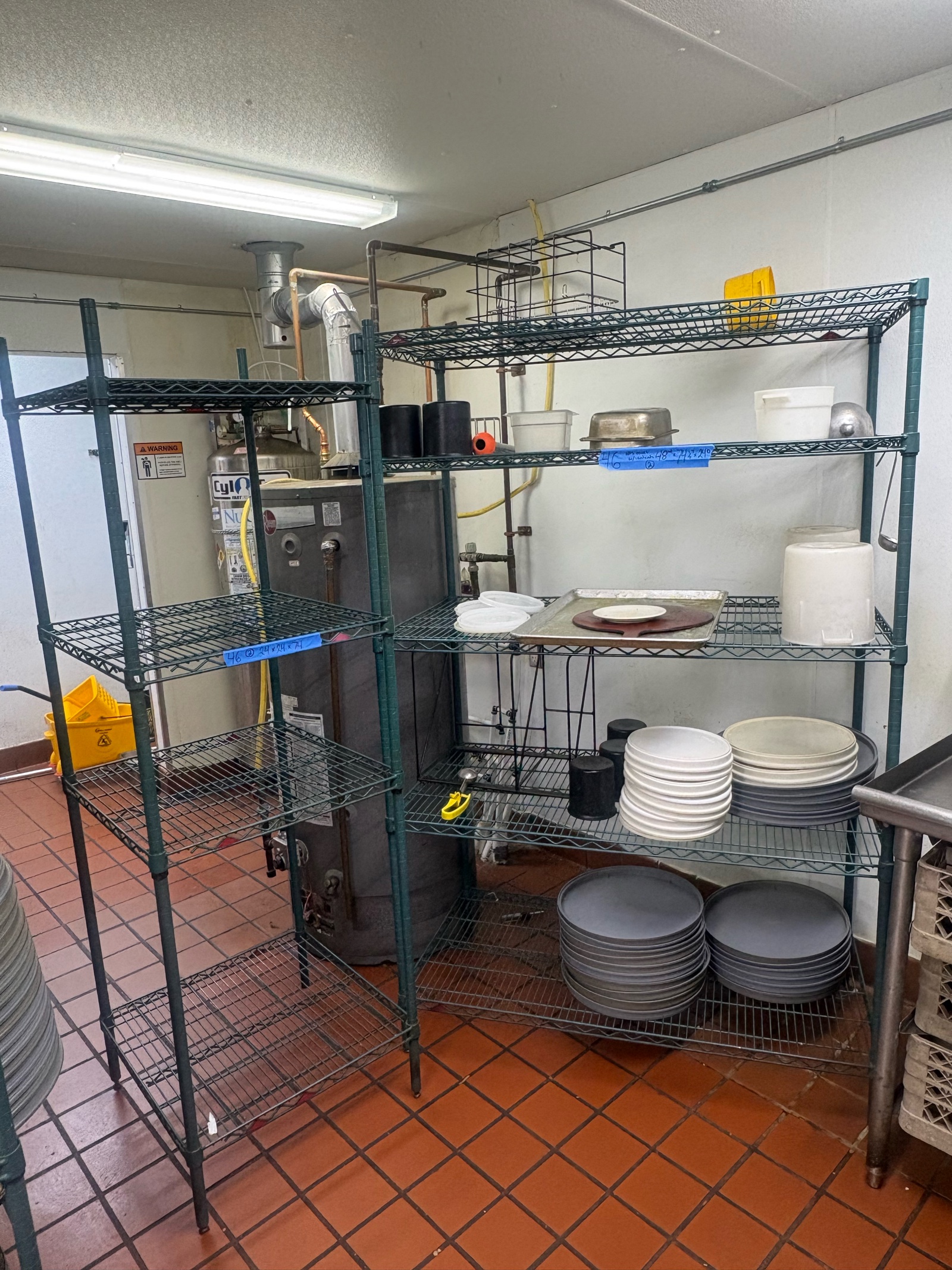 NSF Wire Racks w contents