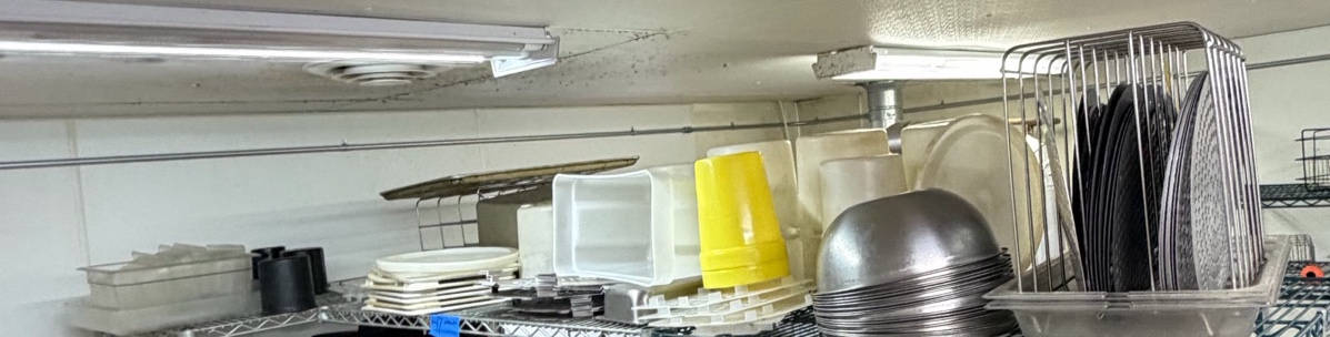 Food prep containers, pizza disks, separators,