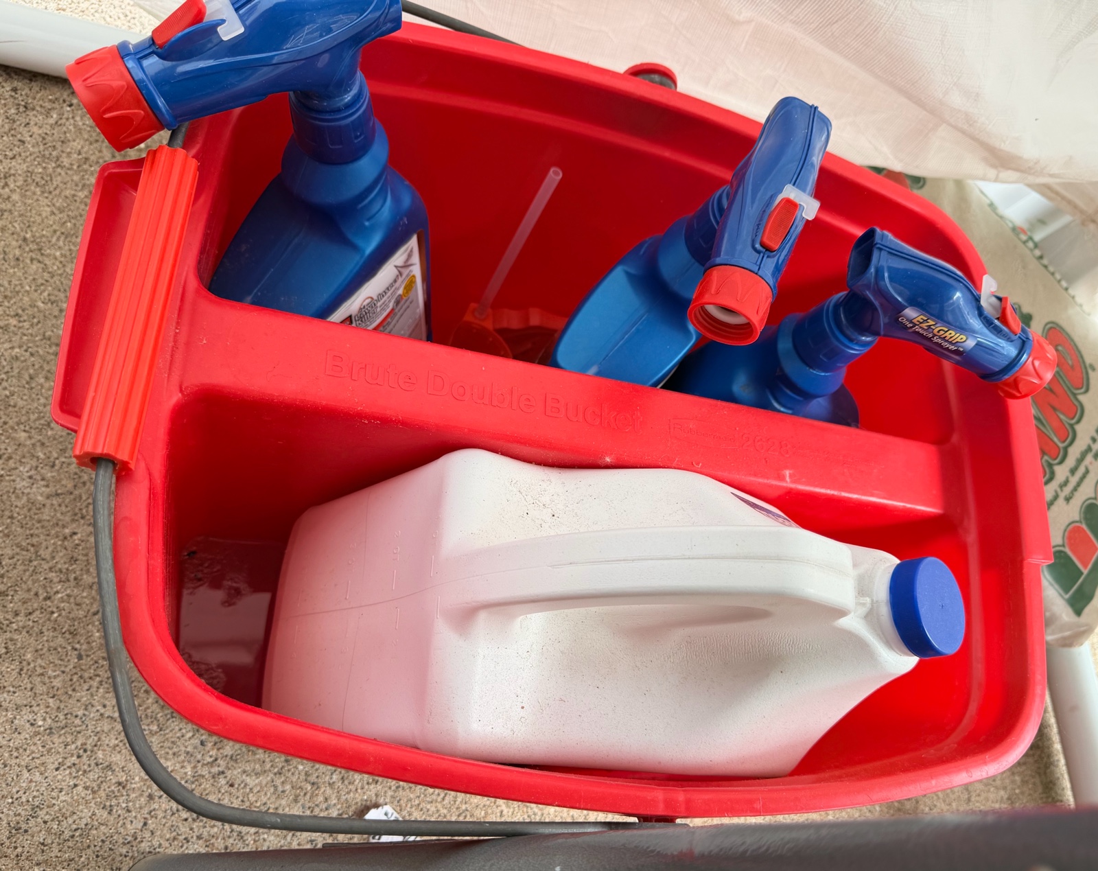 Round up, Weed Killer & Red Storage