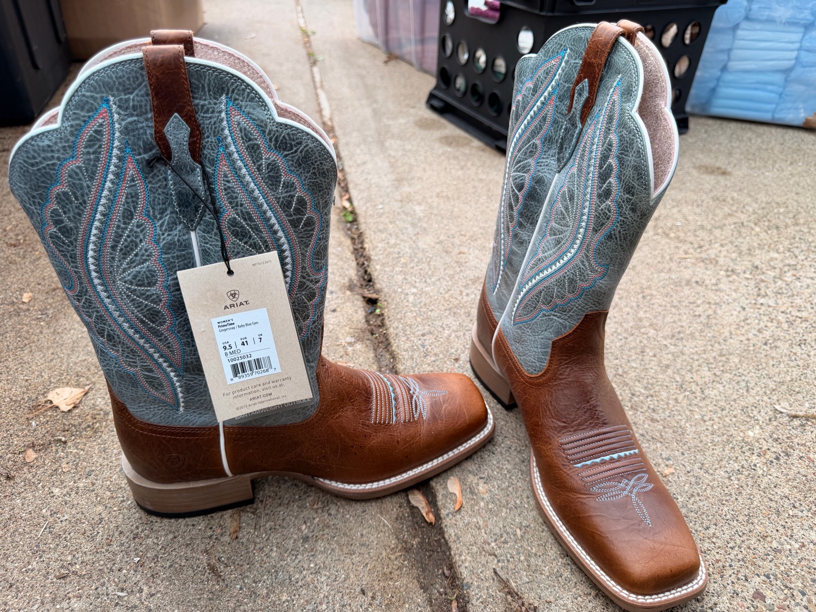 NEW Ariat Womens Western Cowboy Boots Size 9.5B ATS Pro