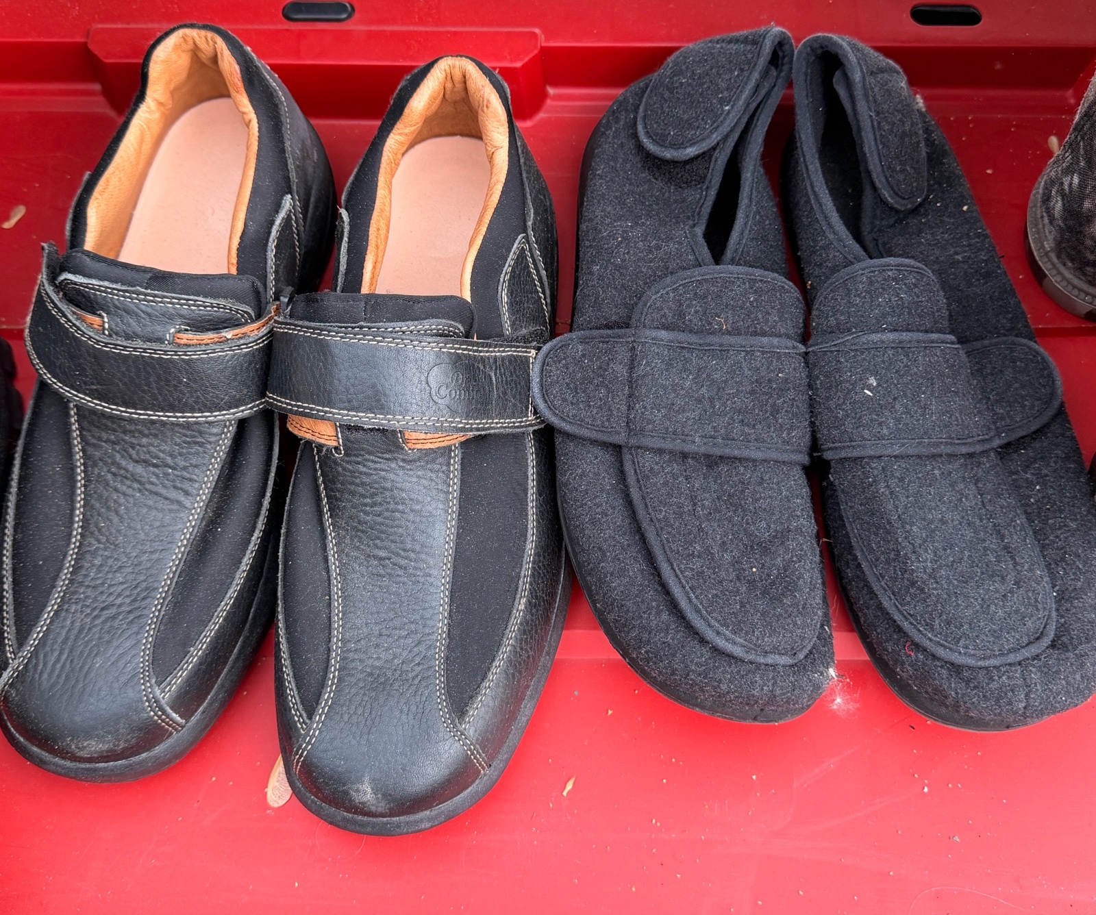 Comfort & Orthopedic Footwear Lot  Douglas Diabetic Shoes, Adjustable House Shoes