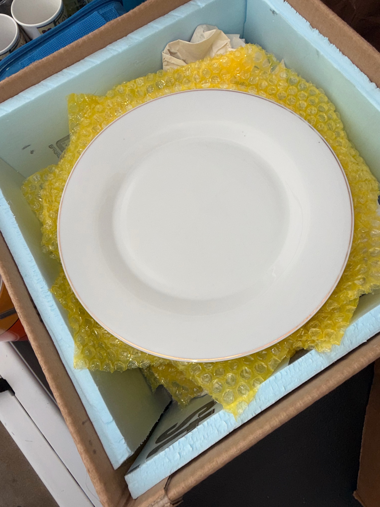 Royal Norfolk Gold Trim Dinner Plates  Set of Approx. 24