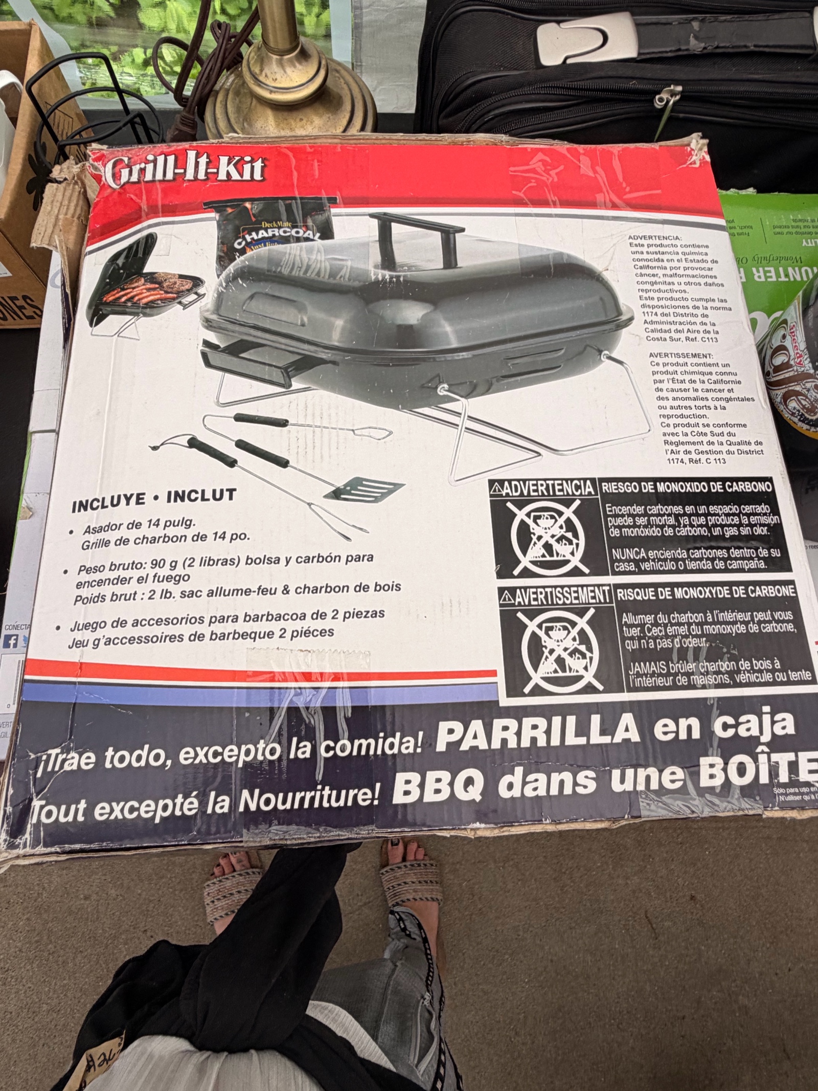 In box Portable Grill