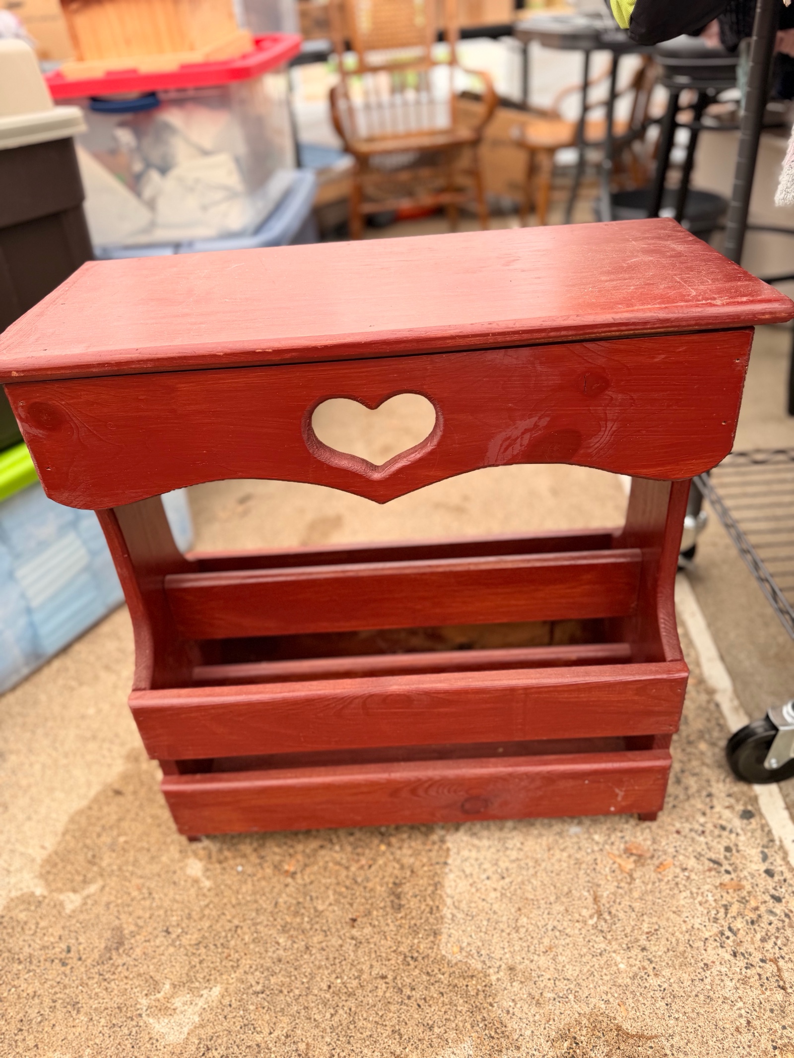 Antique Heart Shelf
