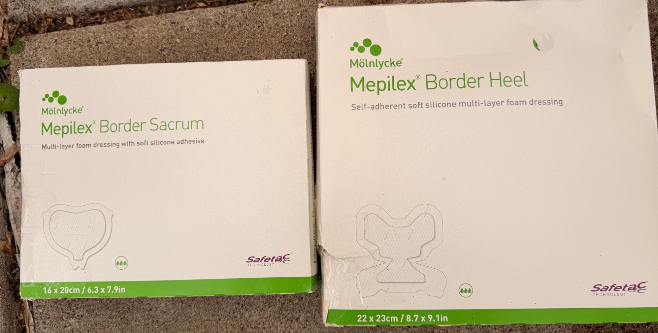 Mepilex Border Sacrum & Heel Wound Dressing Lot  20 Total Dressings