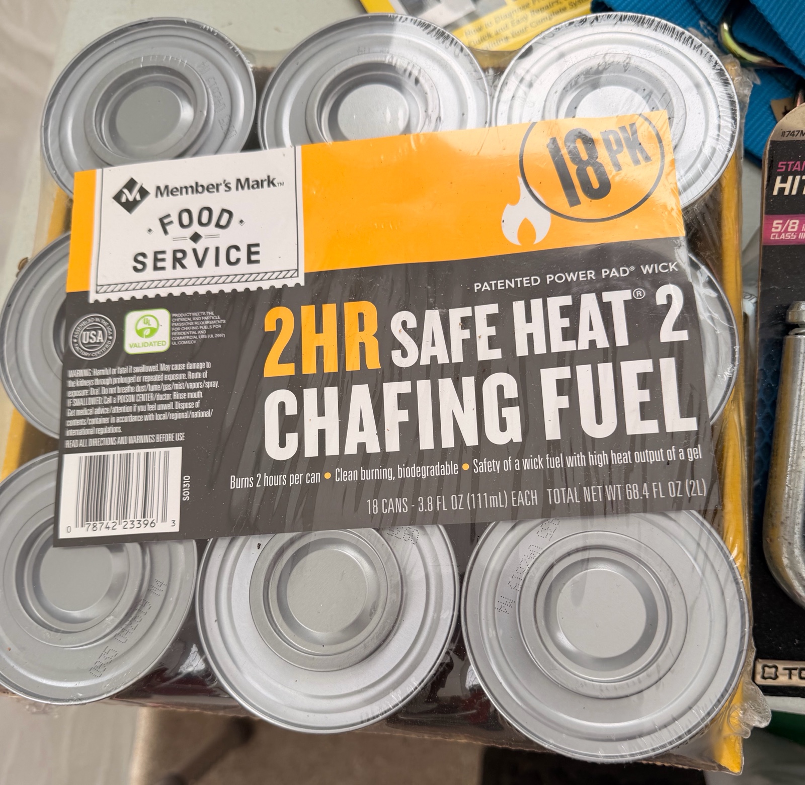 2 Hr safe heat chafing fuel