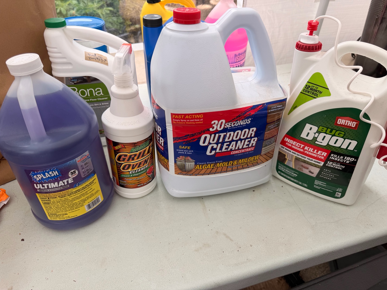 Outdoor Cleaner, Bug b Gone & More Lot