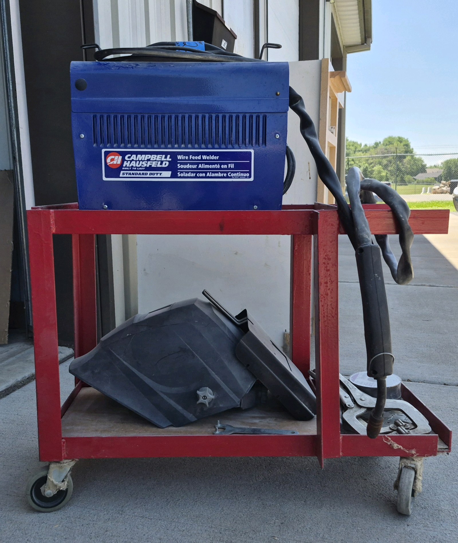 Campbell Hausfeld Utility Wire Feed Welder, Safety Hood