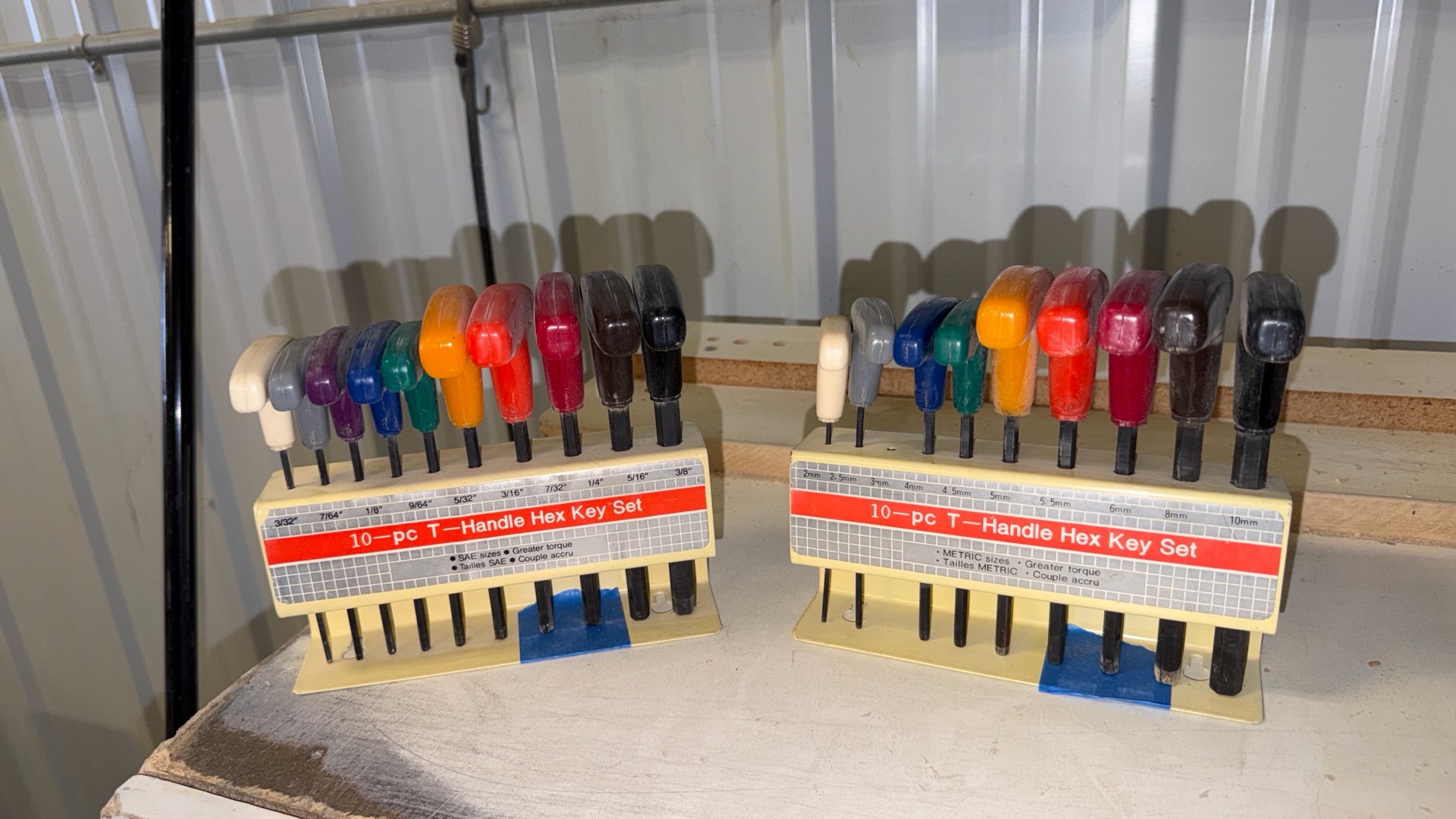(2) T-Handled hex sets