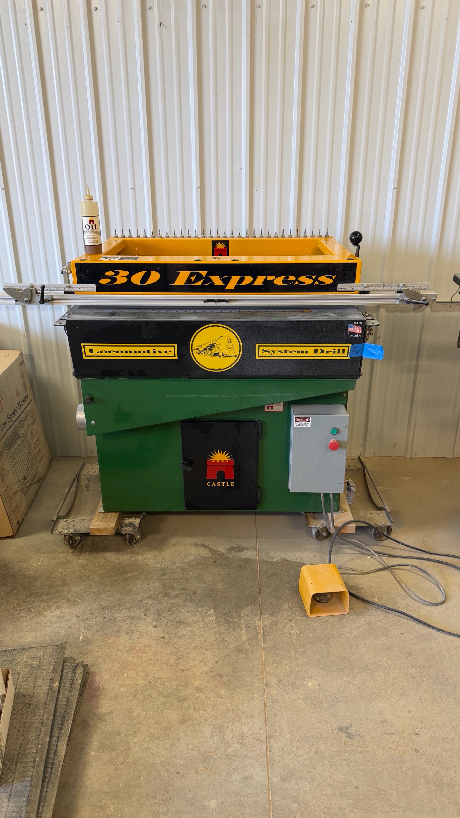 Castle 30 Express pneumatic line boring machine